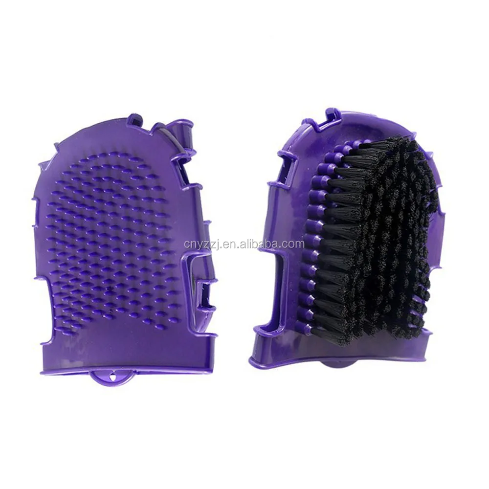 Wholesale Horse Grooming Cleaning Brushes Mitts Set with Bag