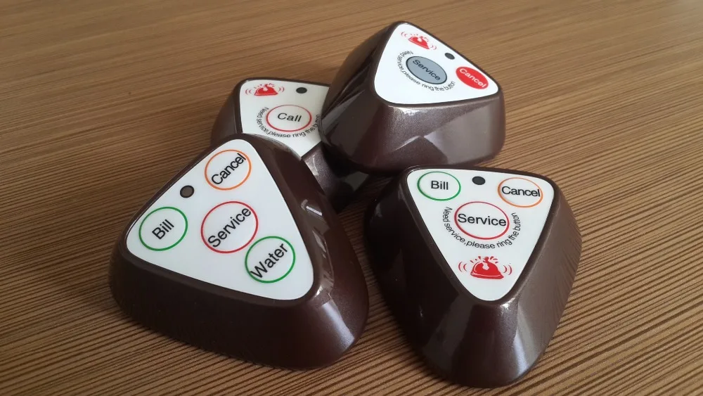 Небольшой и Стабильный Ресторан Официант или Официантка Таблица Систему Вызова