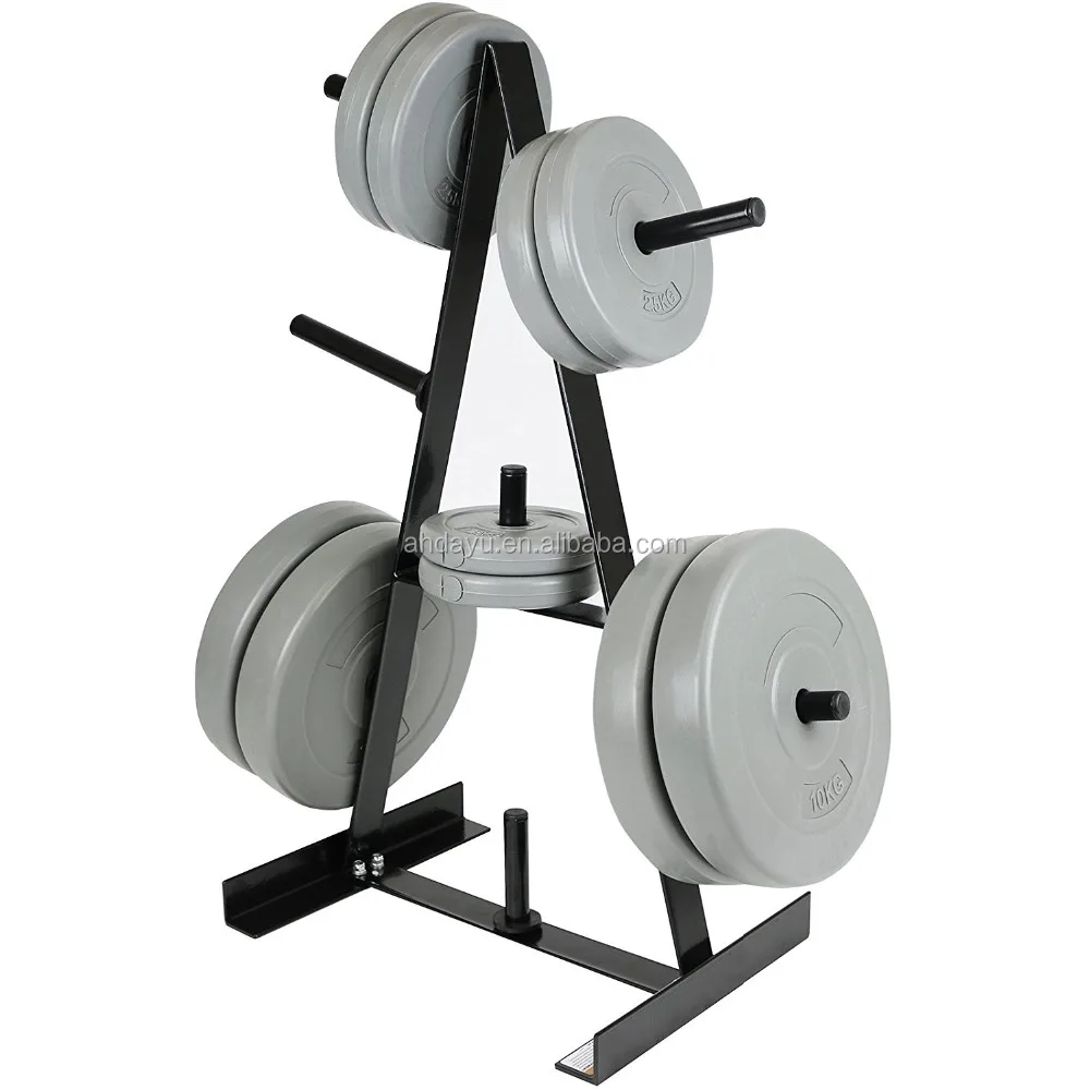 Standard Weight Plate Tree Rack Stand Storage for 25mm Weight Plates