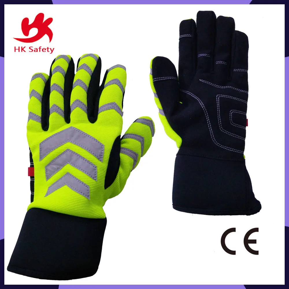 Светоотражающие пожарный или ГАИ перчатки для пожарный солдат и гибдд