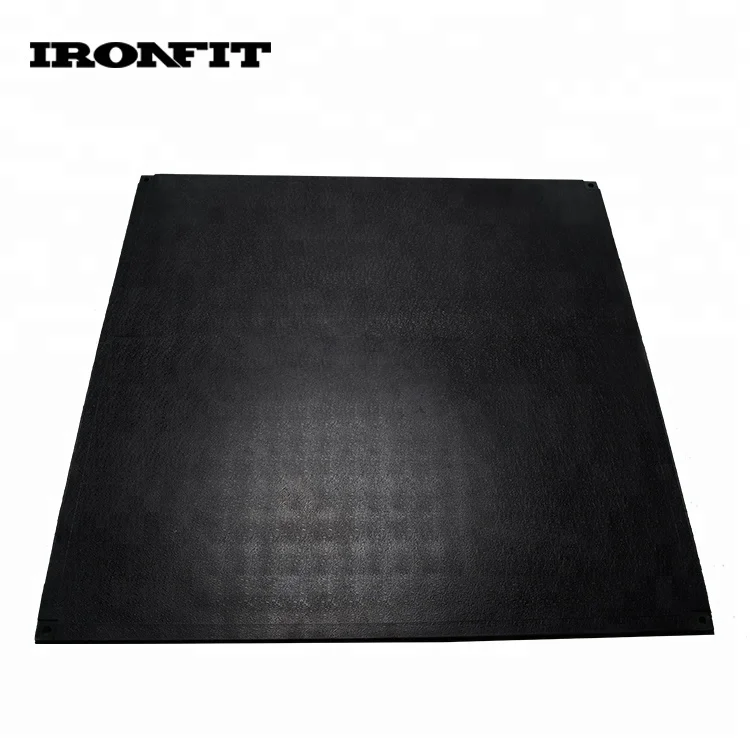 15/25mm Noise Reduction Antibacterial Sport Recycled Rubber Floor Tile