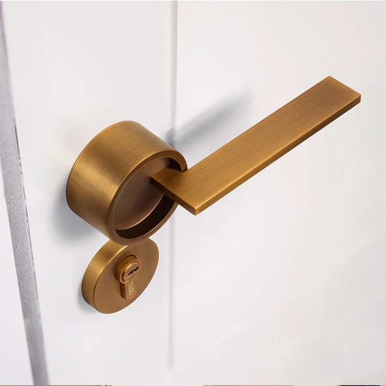 
Bedroom door lock indoor Nordic mute door lock modern minimalist CL-0400 