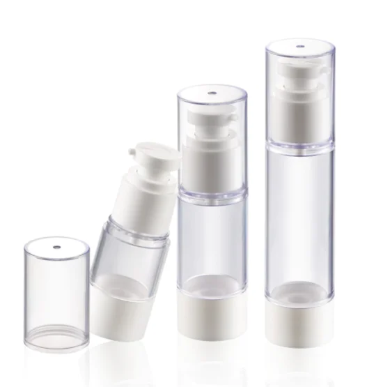 
silver airless bottle with spray top vacuum bottle of oil/serum/perfume/Fragrance 