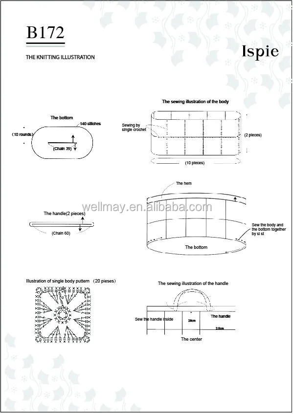 
DIY YAFIT RAFFIA CROCHET KIT FACTORY SUPPLY 