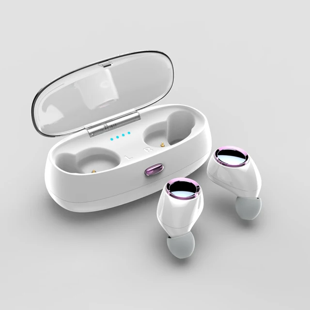 
High Quality Earbud Wireless Headset bluetooths headphone neckband Twins Ture V5.0 Stereo sport earphone 