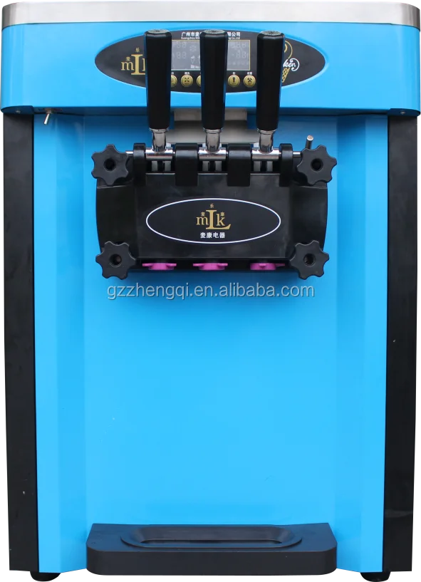 Hot sale 3 flover soft table top ice cream machine(ZQR-25CT)