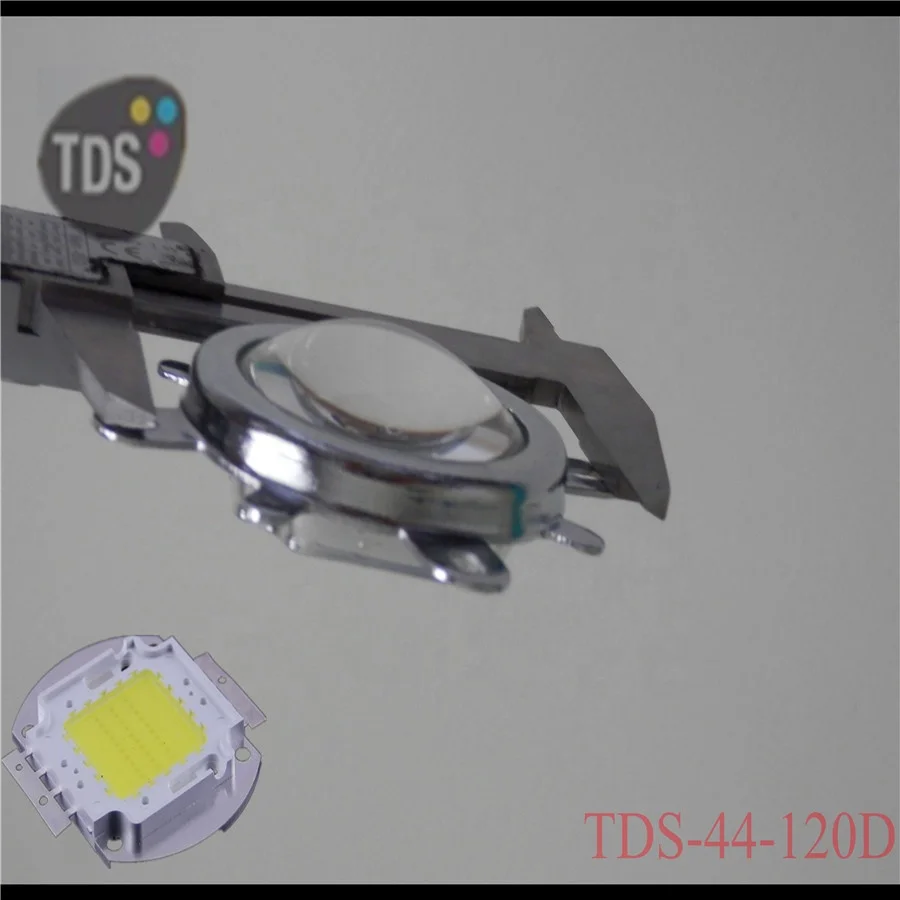 30 / 45 / 60 / 120 degree 44mm cob led lens for 20W 30W 50W 100W LED