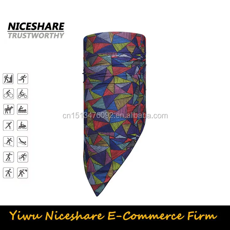 high quality multi hiking seamless triangle tubular bandana
