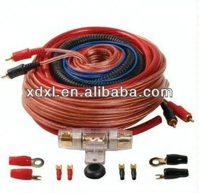 2022 hot High quality 0ga/2ga/4awg/8awg Amplifier wiring kit