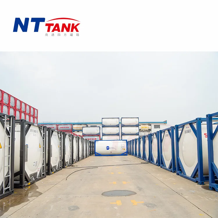 Vertical stainless steel bitumen 20 foot container for sale