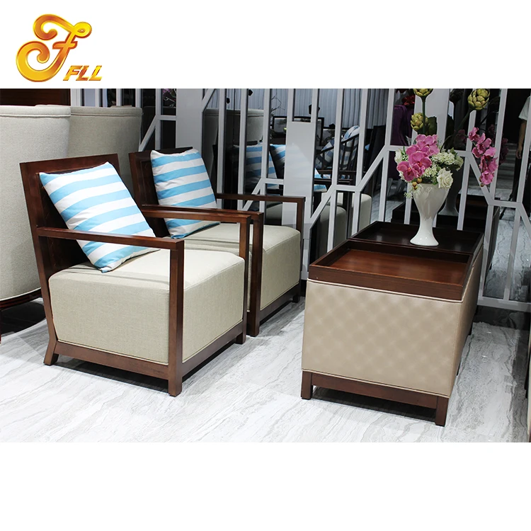 
Hotel modern sofa fabric bedroom furniture sofa 
