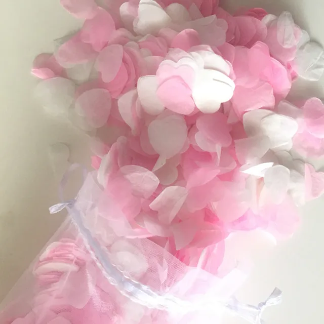 
PVC/PET Heart shape confetti metallic confetti 