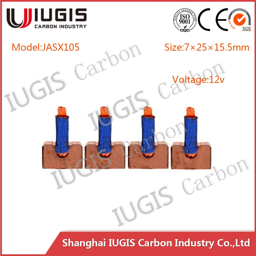 JASX 105 motor brush for Nippon Denso 1.8kw, 2kw starter parts