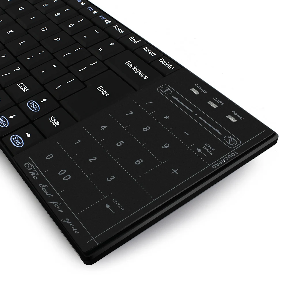 Super thin 8mm mini laptop keyboard mechanical gamer keyboard wireless