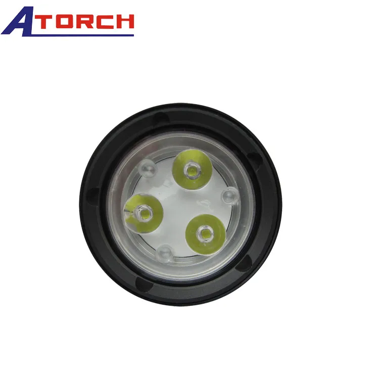 
Professional underwater equipment IP68 led scuba diving Flashlight 