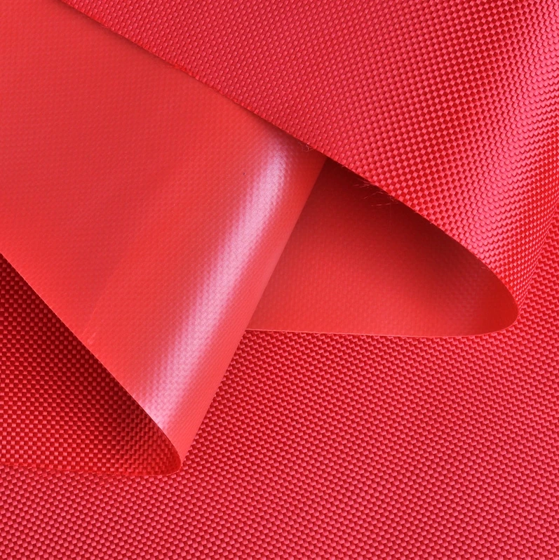 Polyester Single Yarn 1680D PVC Coated Oxford Bag Fabric Backing