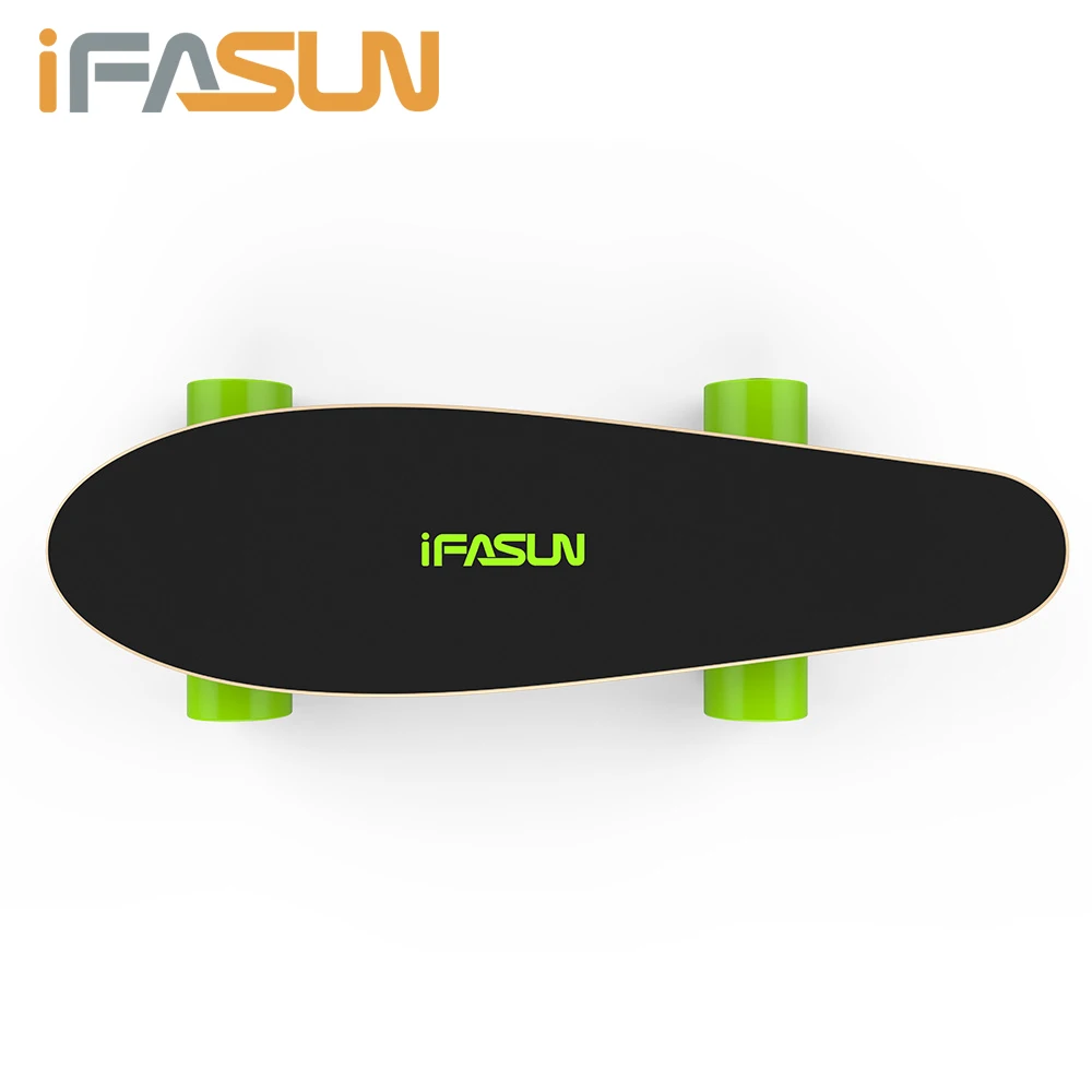 
blank uncut skateboard decks fish shape board 450W carbon fiber Cheap 7-ply maple 12.4mph board Electric Skateboards 