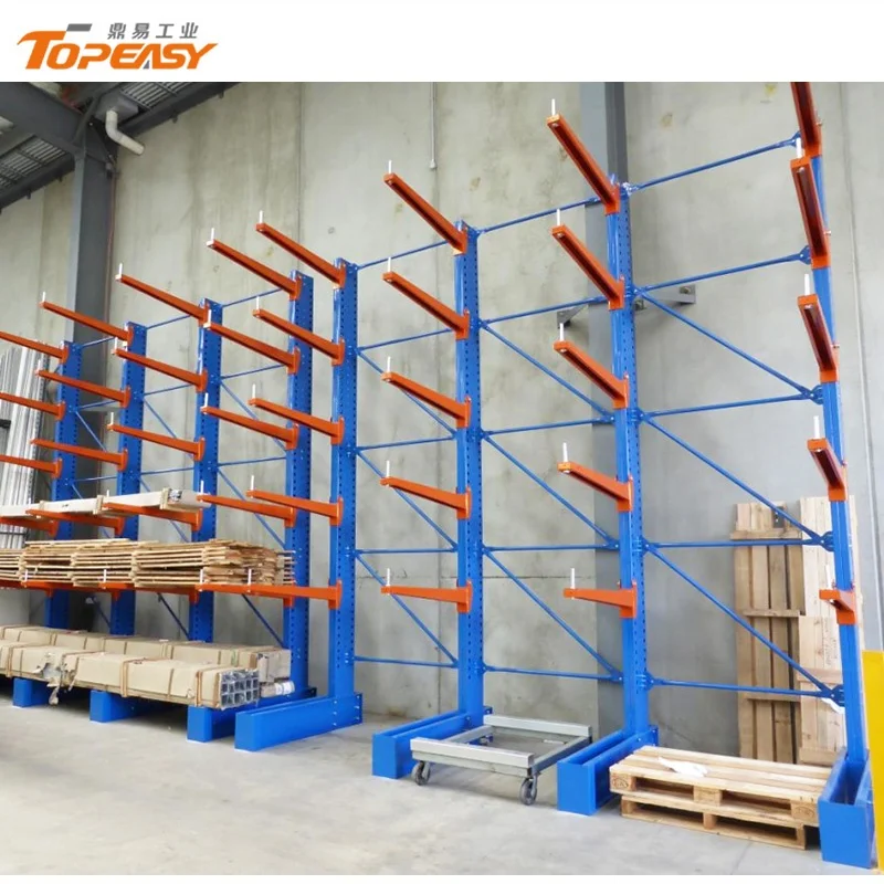 Настраиваемая сверхпрочная консольная стойка для хранения ПВХ труб