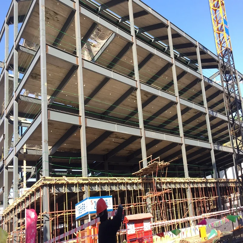 Multi storey school building steel frame