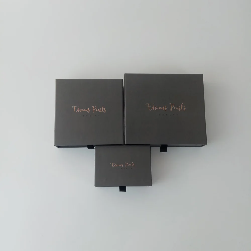 Custom design small and fancy cardboard jewelry gift boxes packaging, customized jewellery box