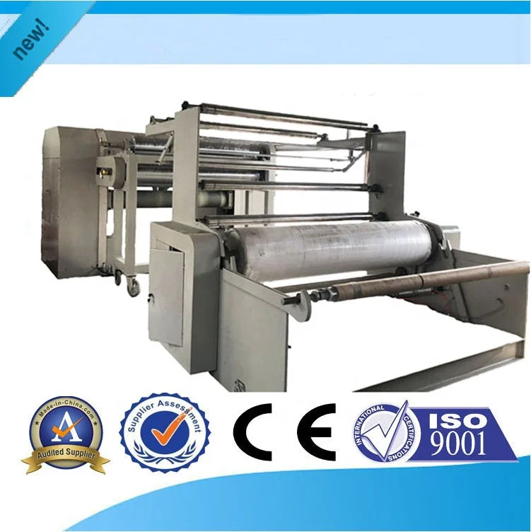 
Automatic hot air nonwoven fabric embossing machine price for Diaper 