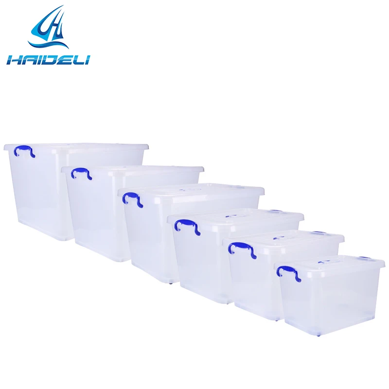 
New Product 250L large plastic fish containers Stackable Storage Plastic Bin Box,clear plastic storage box with lid  (60816714145)