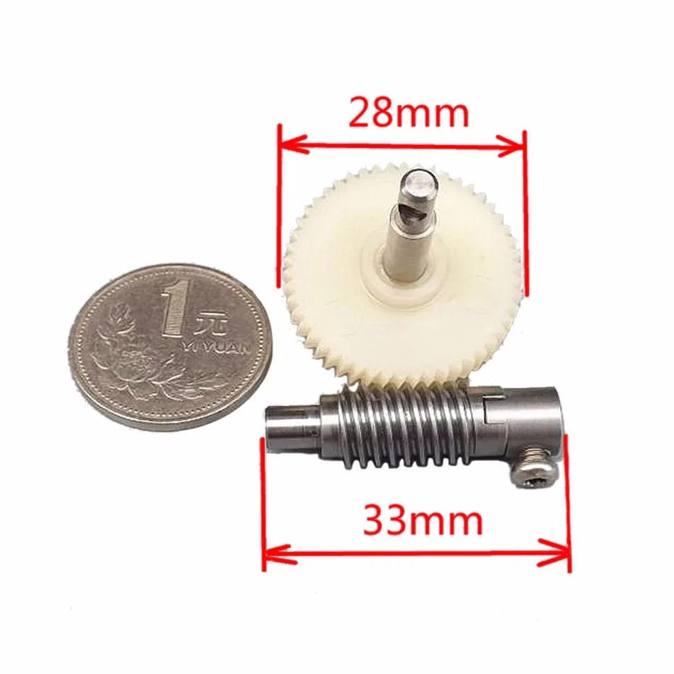 MMS anti-wear worm steel/aluminum/copper/brass/worm gear