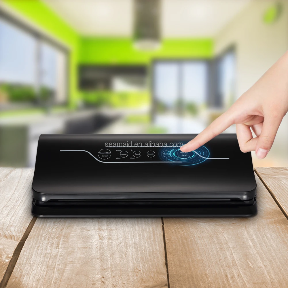 Sea-maid Household Food Packaging Sealer Machine Vacuum Saver Bags Automatic Heat Sealing Sealer