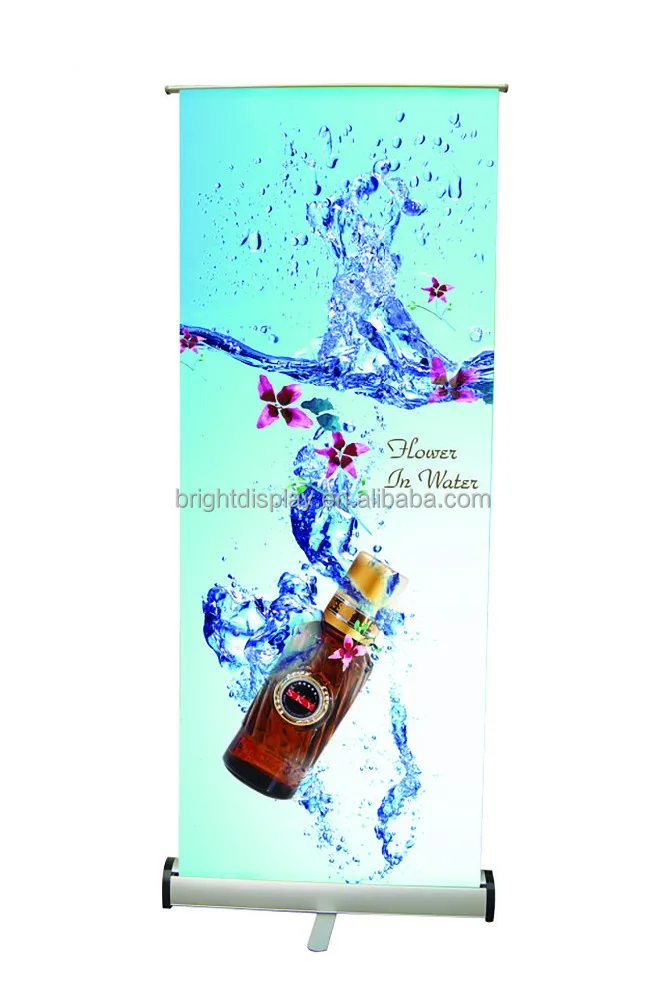 
Customized retractable aluminum roll up banner stand display for selling. 