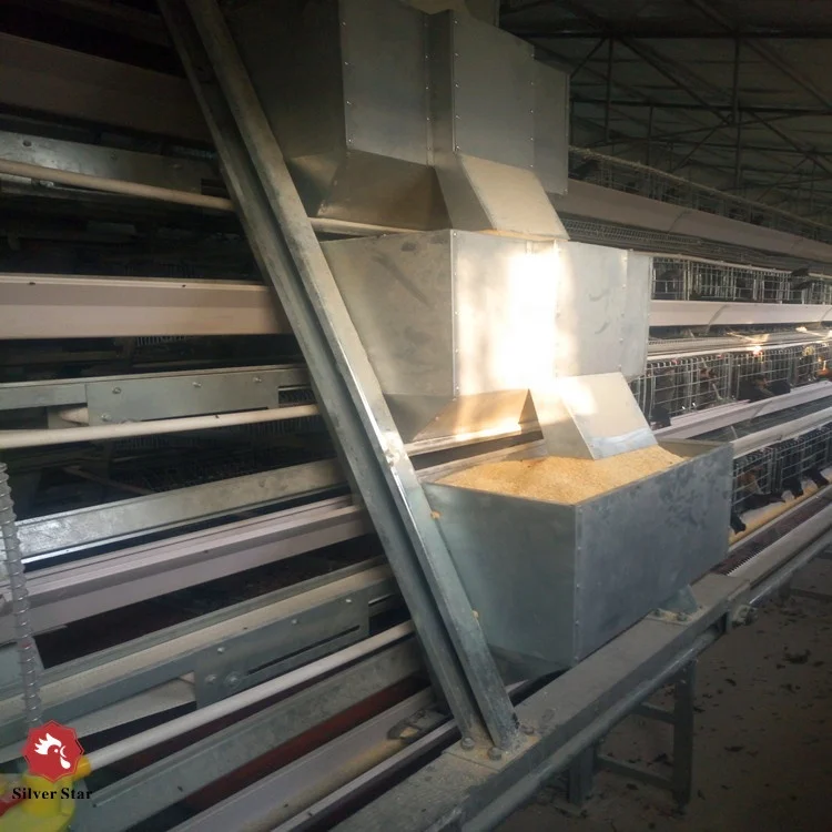 Poultry battery laying chicken cage for automatic livestock raising equipment