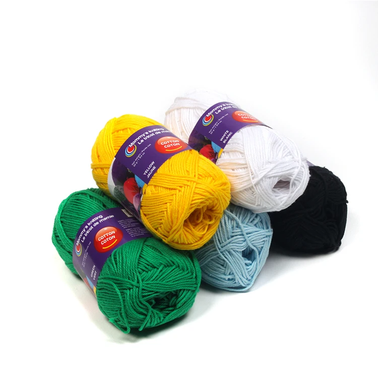 
Organic Cotton Yarn Mercerized 100% Cotton Mop Yarn Popular In European Market For Supermarket 