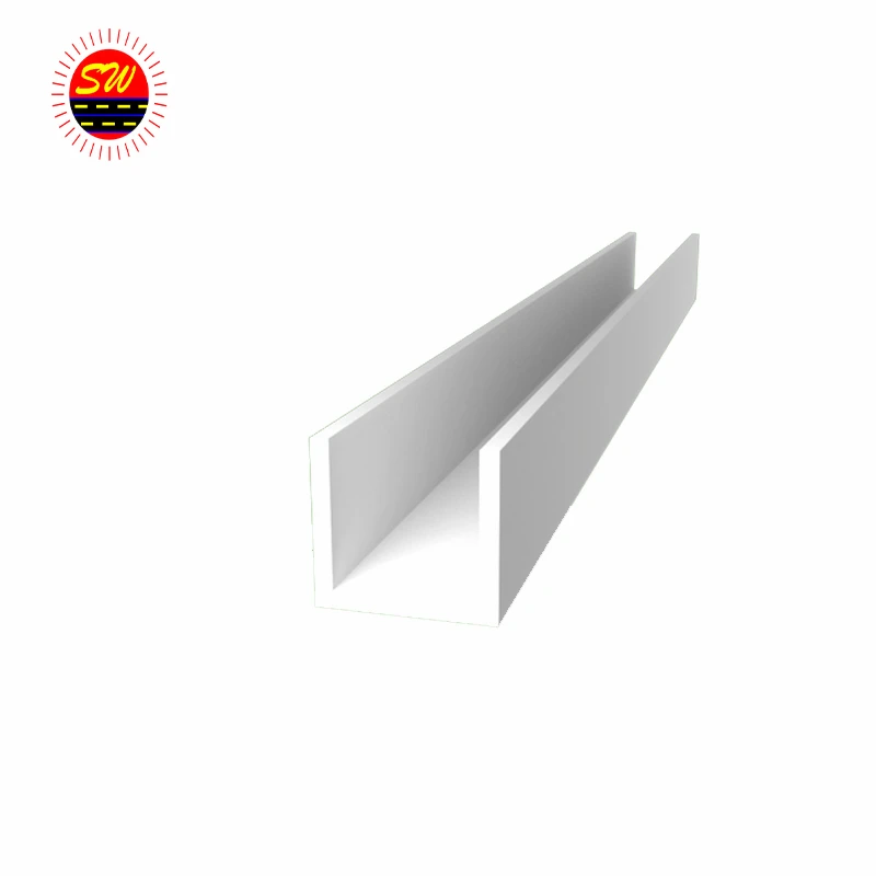 Изготовленный На Заказ прочный ПВХ u-образный пластиковый профиль защиты краев
