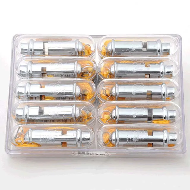 hot saling referee whistle small soldiers script wolf whistle with lanyard for security