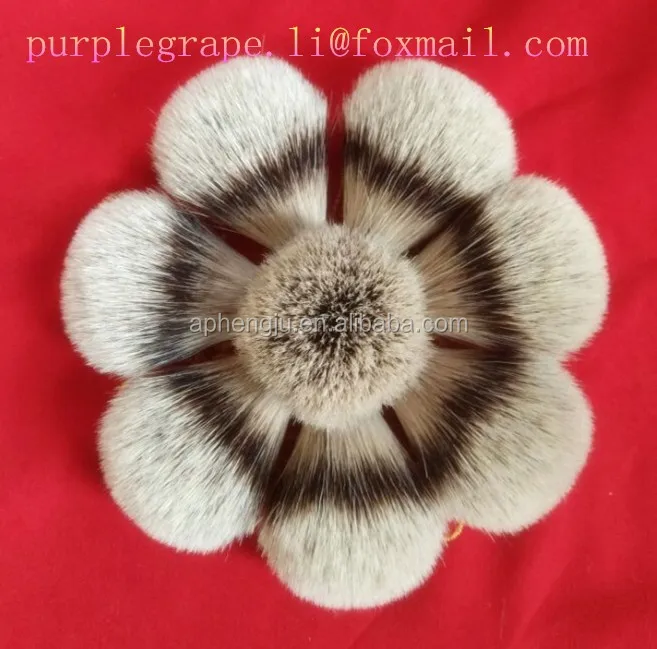 horse tail with different colour for paint brush