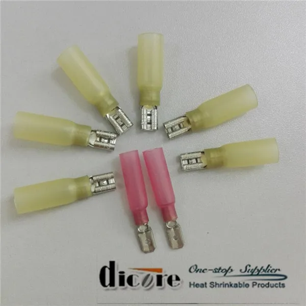 Изоляцией термоусадочная нажмите на клеммы / проволокой разъем терминалов / изолированный флаг терминал