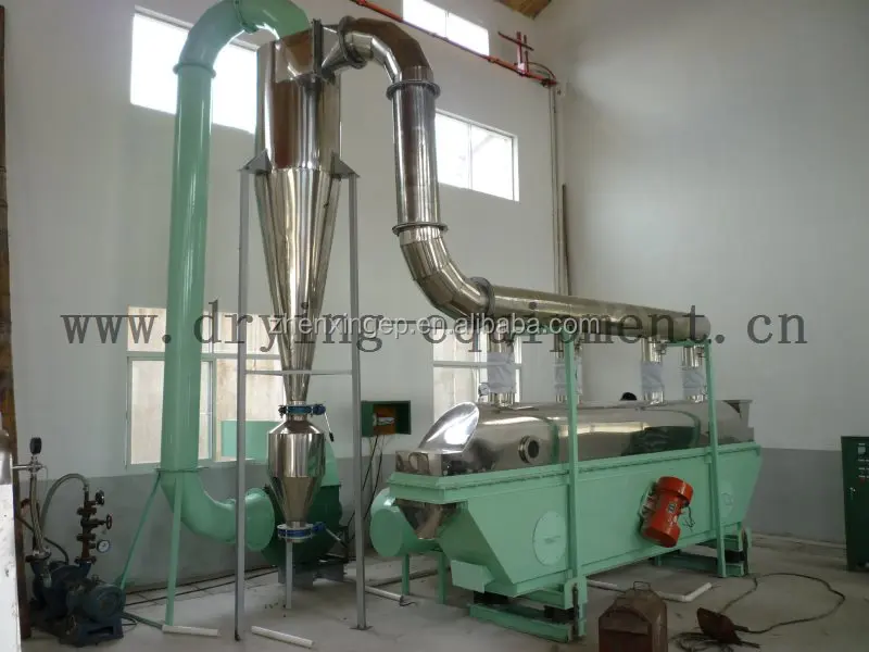 Vibration  Fluid Bed Dryer for making Detergent powder