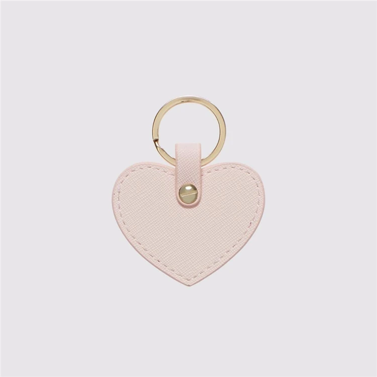 Wholesale leather custom Heart Keyring