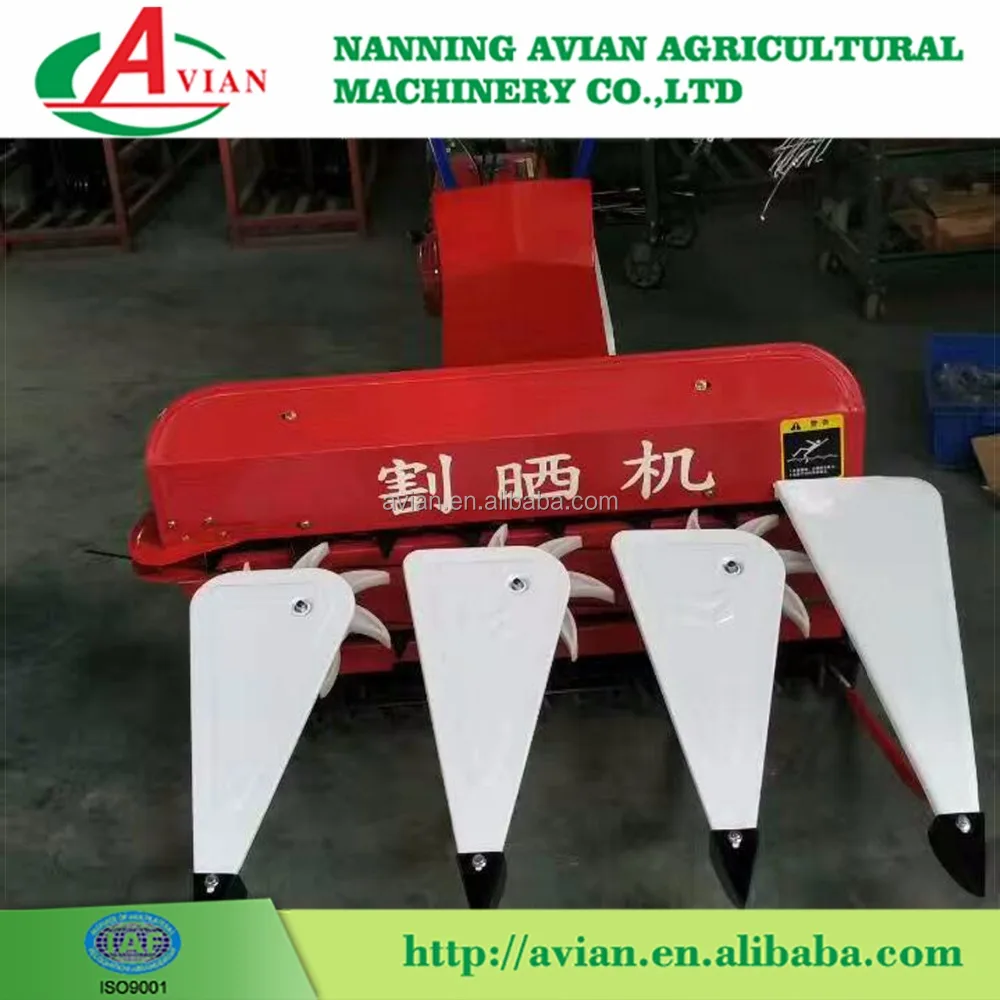 1200mm cutting width mini rice harvester/rice reaper hot sale to Tanzania