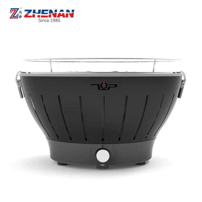 Garden convenient portable smokeless battery operated round BBQ grill