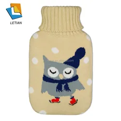 Warm Relax Heat Custom Logo Rubber Hot Water Bottle Bag