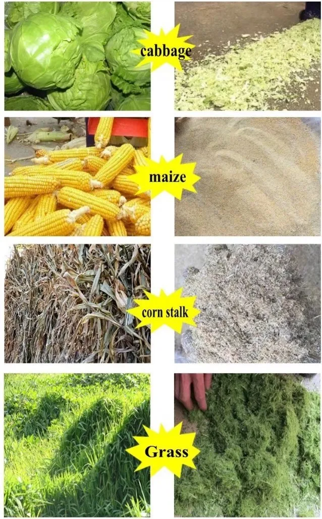 animal feed 690 Multi-functional hammer mill crusher / grinder for maize