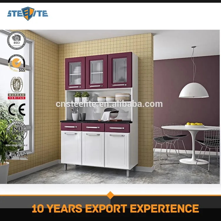 
metal kitchen wall shelf / aluminium kitchen cabinet design glass metal cabinet doors 