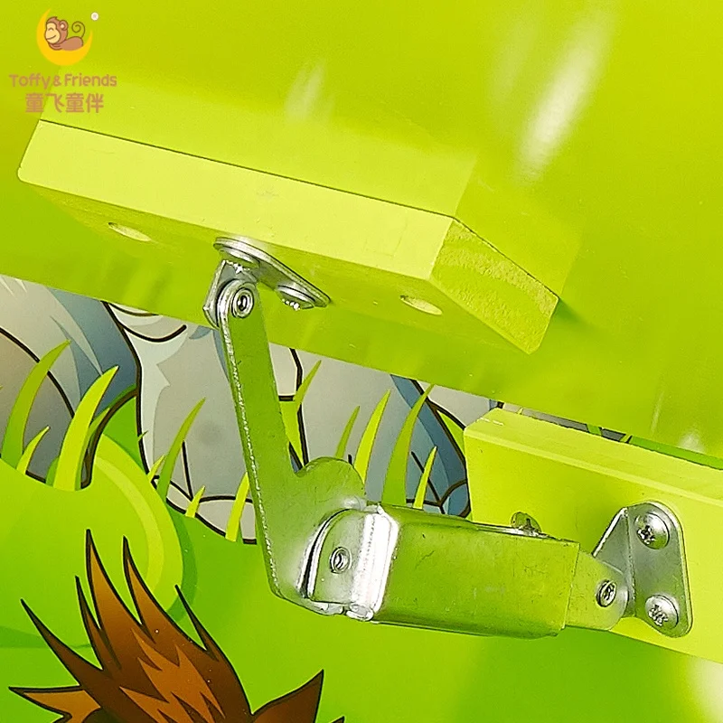 Toffy & Friends детский джунгли деревянный ящик для хранения игрушек с крышкой зеленый