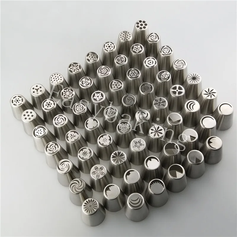Cake decorating 61 designs Russian nozzles piping tips