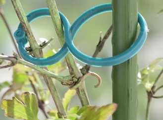Garden 8 Plastic Ribbon Plant Clip Twist Tie  eight plastic clip