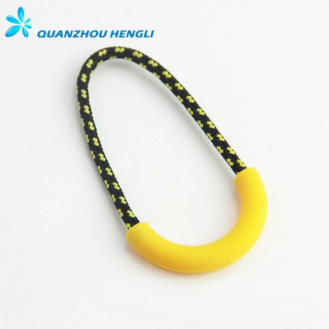 Strong elastic Rope Zipper Puller Design