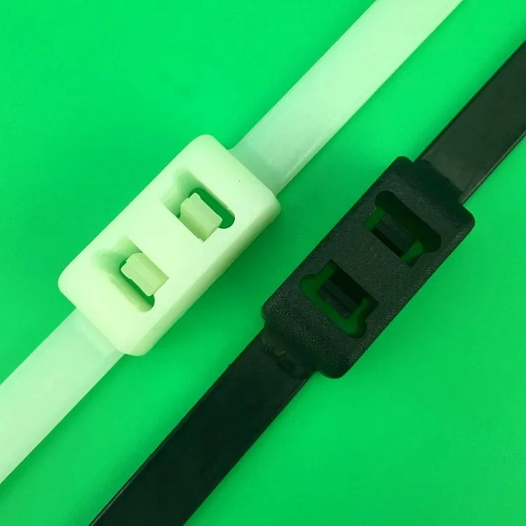 12x700mm OUORO self locking plastic nylon handcuffs cable tie