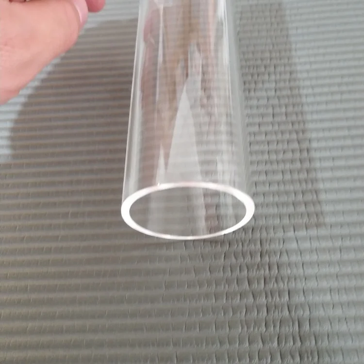 Высококачественная жаропрочная кварцевая стеклянная труба высокой чистоты