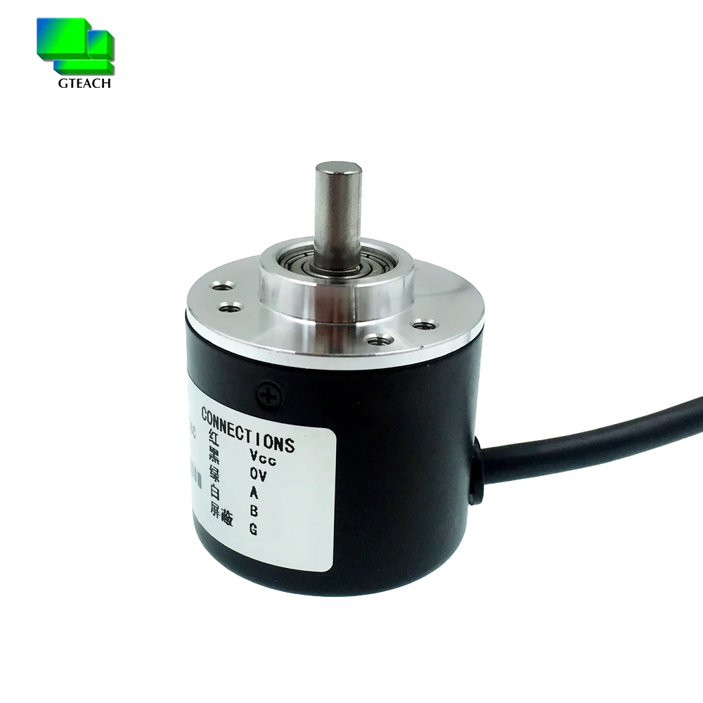 Optical encoder 360 ppr LPD3806-360BM-G5-24C AB Two Phase Incremental optical shaft 6mm Rotary Encoder 360 Pulses lines