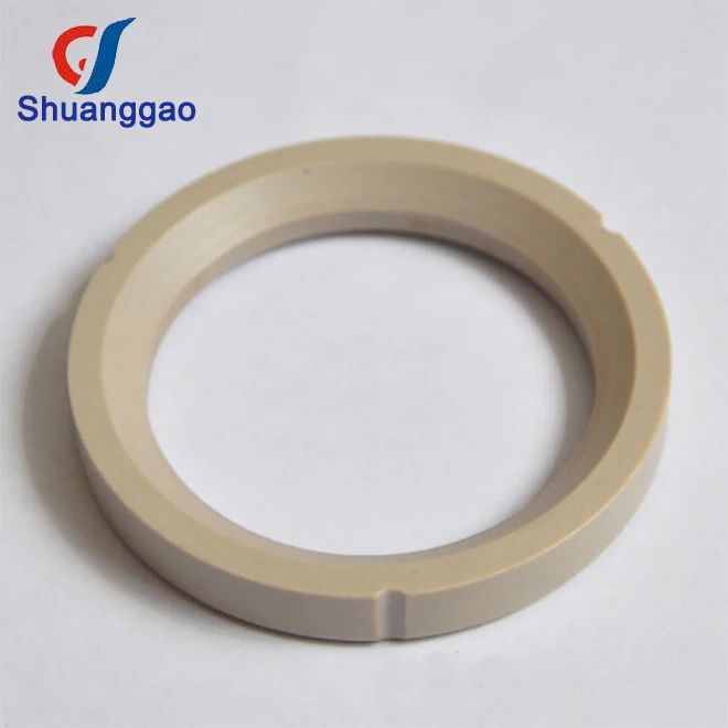 Plastic PTFE PEEK valve seat ball valve parts